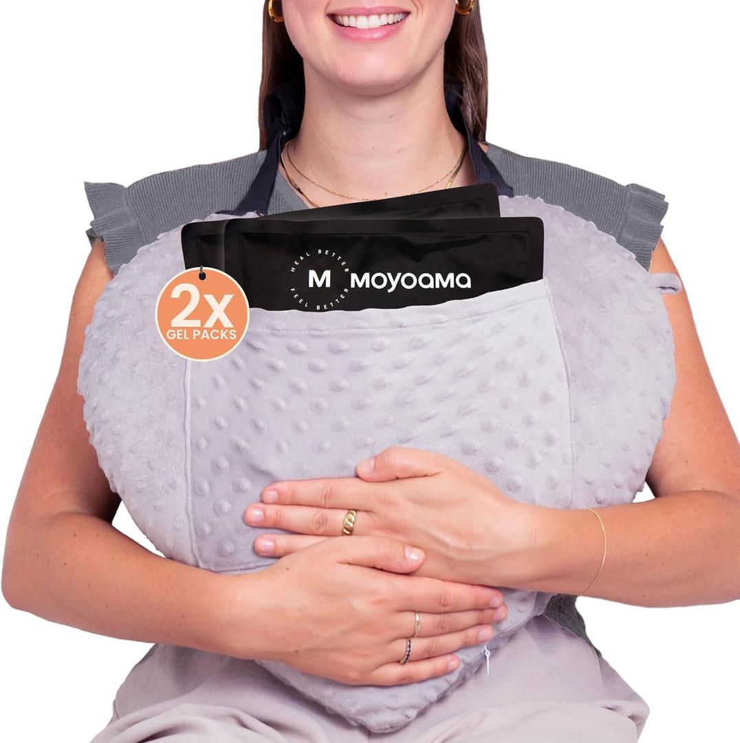 MOYOAMA Open Heart Surgery Pillow for Heart Surgery Recovery Gifts - After Bypass Surgery Must Haves, Gifts for Chest Surgery Recovery, Seatbelt Pillows for Post-Surgery, Shock Absorbing Chest Pillow