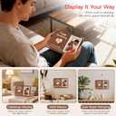 Cituarko Anniversary Wedding Gifts for Couples, Anniversary Picture Frame for Her Him Boyfriend Girlfriend Wife Husband, Bridal Shower Gifts Wood Picture Frame Holds One 4x6 Inches Photo