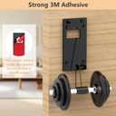 No-Drill Doorbell Mount Compatible with Most Video Doorbell, Strong Adhesive Doorbell Mounting Plate Holder Bracket Accessories for Apartment Rentals Office