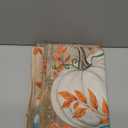 Artoid Mode Bule Polka Dot Pumpkins Eucalyptus Wood Fall Table Runner, Seasonal Autumn Kitchen Dining Table Decoration for Home Party Decor 13x72 Inch (Blue)