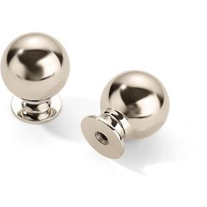 6 Pack 1 Inch Vintage Ball Polished Nickel Cabinet Knobs Kitchen Cabinet Hardware Drawer Knobs Pulls for Drawers.