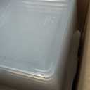 IRIS USA 32 QT Plastic Storage Box with Lid and Latches - 6 Pack - BPA-Free, See-Through Organizing Solution, Durable Nestable Stackable Containers, Secure Pull Handle - Clear