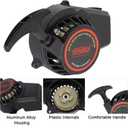 RUTU Pull Start Fit 50cc Moto,Thicken Aluminum Alloy Recoil Starter for 2 Stroke Engine 49cc 47cc Pocket Dirt Bike Kids Pit Bike,Black