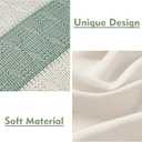 DUZXLCQ Throw Pillow Covers 18x18 Inch Pack of 2 Boho Decorative Pillow Cases Cushion Covers for Living Room Bedroom Couch Farmhouse Decorative Cushion Case Bohemian Home Decor Sage Green