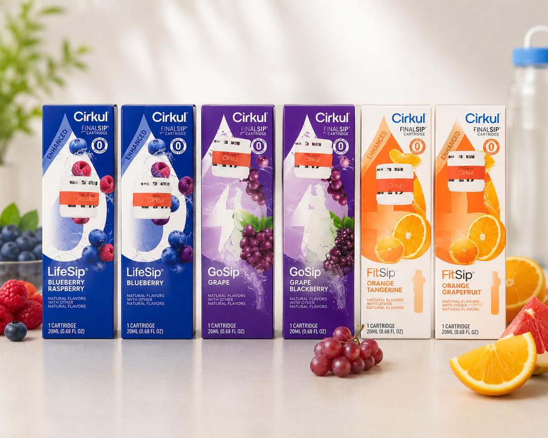 Cirkul Electrolytes Flavor Water Variety Pack, Makes 36 Drinks, No Sugar, Zero Calorie Drink Mix, Best By: 4/26, 8/25, 3/25