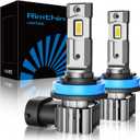 H11 Bulbs, H8 H9 Fog Light Cool White Light Bulbs, IP67 Waterproof, Pack of 2