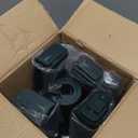 Blissun 360-Degree Rotating Adjustable Christmas Tree Stand, Suitable for Up to 7.5 Feet Artificial Christmas Trees, Dark Green (23.8 Inch)