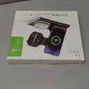 2025 Traveling Portable Wireless Fast Charger for Apple & Android Charging Station, 3 in 1 Charging for iPhone 16 15 14 13 12, Apple Watch Series & Air pods 4 3 2 Pro, Samsung Galaxy-Gifts for Family (White)