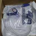 Urine Drainage Bags - 3 PCS 2000ml Individually Wrapped Catheter Bags with 43" Drainage Tube, Anti-Reflux Chamber, Splash-Proof Drain, Clips and Hooks, Professional Urine Bags for Home and Hospitals