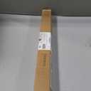 Amazon Basics No Drill, Non Slip Tension Curtain Rod, Adjustable Length 24-36", Classic Finial, Bronze