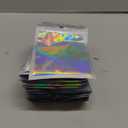 100 Pack Resealable Holographic Bags for Small Business, Iridescent Mylar Bags with Clear Front Smell Proof Foil Packing Pouches for Multipurpose Storage (3.1 X 5.1 inches)
