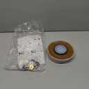 Extra Thick Toilet Wax Ring Kit Include Closet Bolts, Bolt Caps, Thick Flange and Retainer Washers, Fits 3 Inch and 4 Inch Waste Lines for Toilet Gas Odor and Watertight Sealing