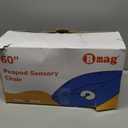 Bmag Sensory Chair for Kids, Inflatable Peapod Canoe with Neck Pillow, 60" Sensory Pod Seating ADHD Toy Gift for Autistic Children, Includes Electric Air Pump, Blue