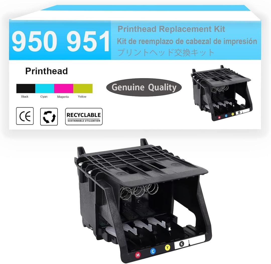 950 951 Printhead Use for OfficeJet Pro 8100 8600 8610 8620 8630 8625 8635 8640 Printers (with The Latest Chip)