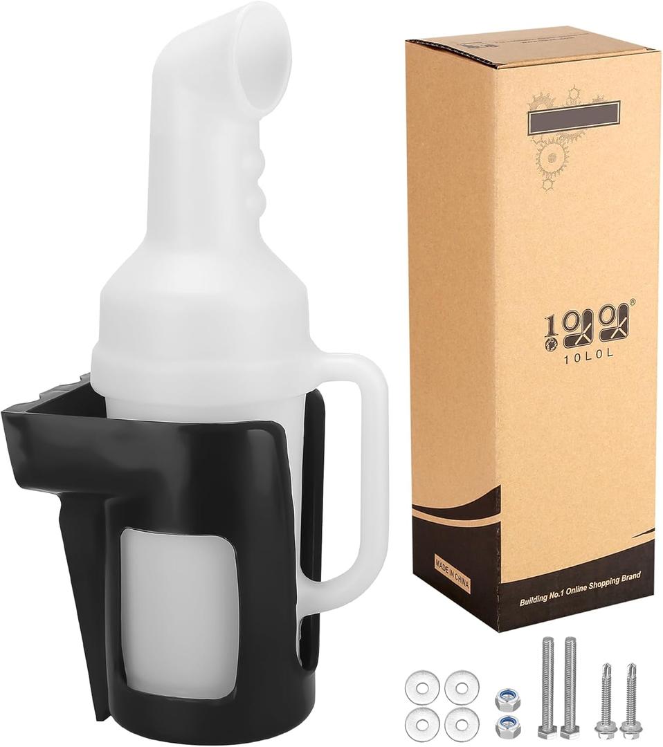 10L0L Universal Golf Cart Sand Bottle with Holder for Yamaha EZGO Club Car, Divots Filler Sand & Seed Bottle