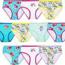 Disney Girls' Princess Ariel from The Little Mermaid 100% Combed Cotton Underwear Panties Sizes 2T-3T