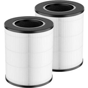 AP-T20 Replacement Filter Compatible with Homedics AP-T20 Air Purifier Filter, 3-in-1 Total Clean Tower Higher Grade Type Filters Replacement for AP-T20WT AP-T20BK, Part#AP-T20FL, 2 Pack