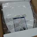 Electric Bidet Toilet Seat, Elongated, Warm Water with Air Dryer, Heated Seat and Slow Close Lid, Front and Rear Wash, LED Nightlight, Wireless Remote, White, 101