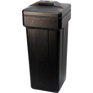 AFWFilters Water Softener Salt Tank Brine Tank with Safety Float Assembly Included, Various Sizes and colors available, Fleck Water Softener Tank Replacement (Black, 14x14x36 Inches Square)