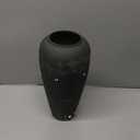 Rustic Ceramic Vase, 12.6" Black Farmhouse Tall Vase, Large Vintage Vases, Modern Terracotta Decor Vases for Home Decor, Living Room, Entryway, Table Centerpieces, Kitchen, Housewarming Gifts