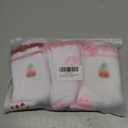 Cute Pilates Socks with Grips for Women Non-slip Grippy Yoga Sock Crew Size 7-9 for Barre Ballet Barefoot Workout (White)