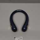 KIDEE Portable Neck Fan, Personal Bladeless Rechargeable, Upgraded 4000mAh Battery & 360 Surrounding Air Outlet, Increase Air Volume, Ultra Quiet, Long Use Time Wearable Fan for Home Travel (Deep-blue)