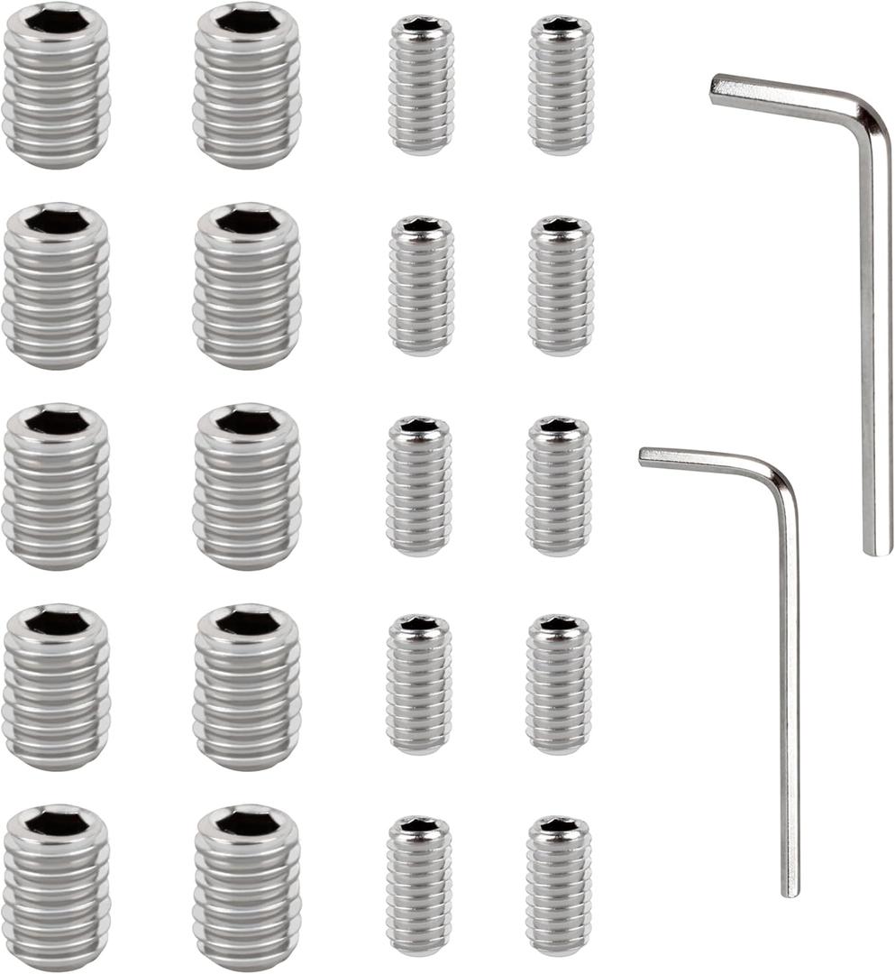 W11366418 Refrigerator Freezer Door Handle Mounting Set Screw - AM 1-5-1 - EA221008/EA230910 Compatible with Most Refrigerator Equipped with a Hexagonal Wrench for Installation, 10 Pcs