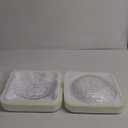 Home Fruit Tray Round Fruit Plate Thick Texture Serving Plate for Snacks Candy Breads 2 PAck