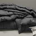 Bedsure Comforter Duvet Insert - Quilted Comforters Oversized King Size, All Season Duvet, GentleSoft Down Alternative Bedding, with 8 Tabs, Gifts for Women/Men, Grey, Oversized King 116 x 98 Inches