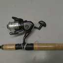 Shakespeare Cirrus 6'6" Spinning Fishing Rod and Reel Combo, 2-Piece Graphite Rod Blank, Size 30 Spinning Reel, Pre-Spooled with Monofilament Fishing Line