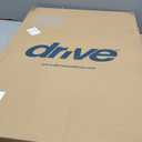 Drive Medical Two-Button Folding Walker w/ Wheels - Lightweight Rolling Mobility Support - Desk Arms - Adjustable Height - Dual Push-Button Operation - 5 Inch Front Wheels - Durable Aluminum - Silver