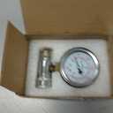 RIDGE WASHER Pressure Washer Gauge with 3/8 Inch Quick Connect Socket and Plug, 6000 PSI