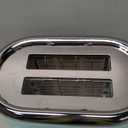 MELLERHOME Retro Toaster 2 Slice, 7 Browning Levels, 3 Functions (Reheat, Defrost, Cancel), Removable Crumb Tray, Under Base Cord Storage, Turquoise