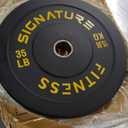 Fitvids Olympic Bumper Plate, 2" Weight Plate for Strength Training & Weightlifting