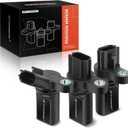 A-Premium Camshaft Crankshaft Position Sensor Compatible with Nissan & Infiniti Vehicles - 3.5L V6 - Altima, Maxima, 350Z, Murano, Quest, FX35, G35, M35 - Set of 3