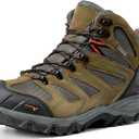 NORTIV 8 Men's Ankle High Waterproof Hiking Boots Outdoor Lightweight Shoes Trekking Trails Armadillo, Size 11W