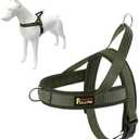 Plutus Pet No Pull Dog Harness with Breathable Mesh Padded, Adjustable Reflective Escape Proof Dog Harness, Quick Fit Dog Vest Harness for Small Medium Large Dogs(XS, Ranger Green)
