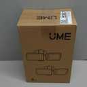 UME 2-Pack 19W Dusk to Dawn LED Security Light Outdoor, 2 Adjustable Head, 2000LM, 5000K, IP65 Waterproof, Super Bright Flood Light with Photocell for Garage, Yard, Exterior, Entryway(White)