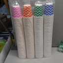 500 Pack 5oz Paper Cups, Multicolor Paper Disposable Cups, Small Mouthwash Cups, Cold Beverage Drinking Cup for Party, Travel and Event (Strip)