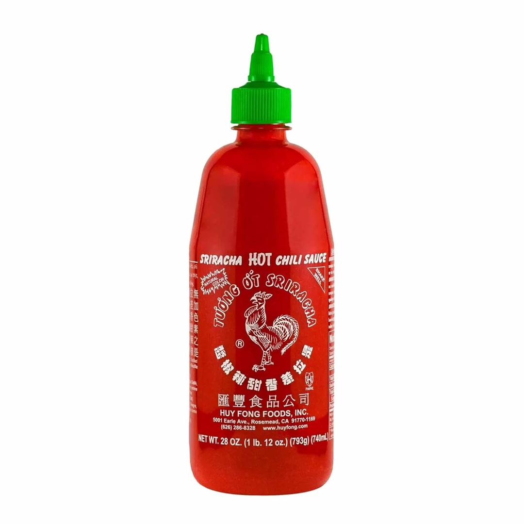 Huy Fong Sriracha Hot Chili Sauce, BBD: Jul 2029, 28 Oz