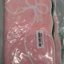 Light Pink Bow Bath Mat Cute Bathroom Rugs, Soft Absorbent Bow Carpet, Girly Bathroom Decor Rugs Non Slip & Machine Washable (M)