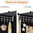 Closet Organizers and Storage, 12 Cube Storage Organizer, Portable Closet Organization Clothes Shelves for Kids, Closet, Bedroom, Bathroom, Office, Black