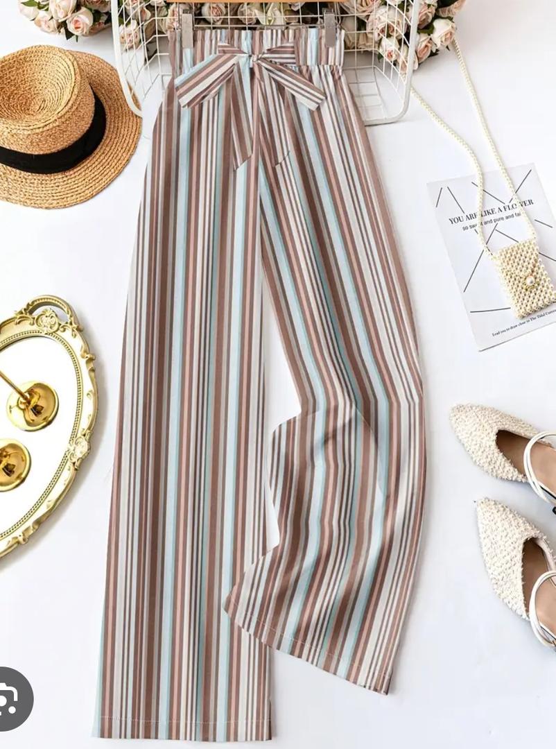 Women's Mid-Rise Wide Leg Palazzo Pants