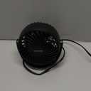 Gaiatop Desk Fan, 5-Inch Portable Electric Table Desktop Air Circulator Fans, Small but Powerful with 3 Speed 360 Adjustable Tilt for Cooling Home Dorm Office Bedroom Bathroom Kitchen, Black