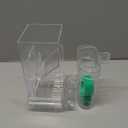 Kenond No Mess Bird Feeder Water Dispenser Set, Automatic Parrot Cage Accessories, Acrylic Parakeet Seed Food Drinker for Cockatiel, Squirrel, Finch, Lovebirds, Budgies, Canary