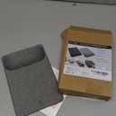SenseAGE Compact Ergonomic Mouse Pad with Wrist Support, Pain Relief, Non-Slip Base, Optimized Tracking Surface, Lightweight & Portable, Ideal for Office, Home & Travel, 8.9 x 6.1 in (Grey)