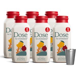 DOSE for Cholesterol Supplements, 16oz Bottle, 6 Pack