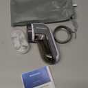 BEAUTURAL Fabric Shaver and Lint Remover, Sweater Defuzzer with 2-Speeds, 2 Replaceable Stainless Steel Blades, Battery Operated, Remove Clothes Fuzz, Lint Balls, Pills, Bobbles Gray