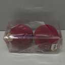 Velvet Christmas Balls Large Hanging Shatterproof Flocked Christmas Tree Ornaments for Xmas Tree Hanging, Holiday Wedding Party Decorations, Gifts and Home Decorations (Burgundy, 6" (2pcs))