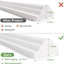 Peel and Stick Wall Molding, Pre Cut, Paintable, 4 Set 16" x 24"